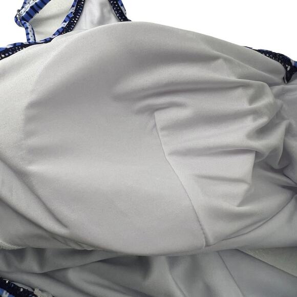 Beach Sissi Tankini Swim Set Boyshorts Striped Swimsuit Womens Xlarge - Picture 4 of 7